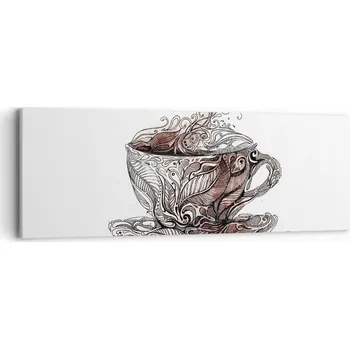 Obraz Obraz na plátně do obývacího pokoje ložnice 90x30 abstrakce foto obrazy na zeď