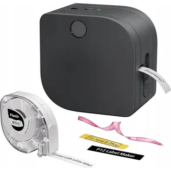 Tiskárna štítků PHOMEMO P12 MINI BLUETOOTH TISKÁRNA ŠTÍTKŮ A NÁLEPEK, ŠTÍTKOVAČ 12mm