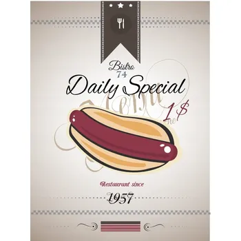 Obraz Cedule Hot Dog - Daily Special