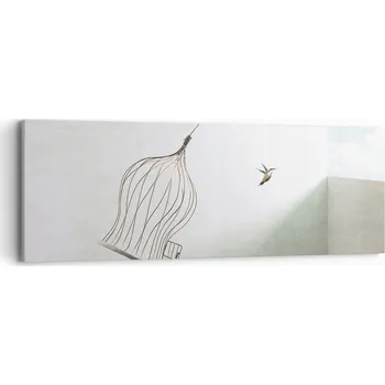 Obraz Obraz na plátně do obývacího pokoje ložnice 90x30 abstrakce foto obrazy na zeď