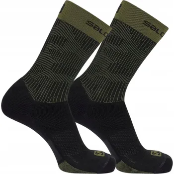 Pánské ponožky Y4828 Ponožky Ponožky Salomon X ULTRA MID pro Běhání Prodyšné 36-38