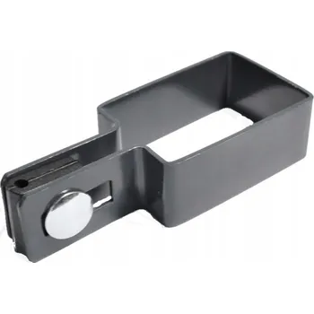 Příslušenství pro plot Příchytka panelu ke sloupku 40×60, opačná/inverzní, koncová, antracitově šedá Tloušťka drátu plotového panelu: 4 mm