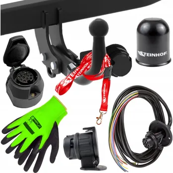 Tažné zařízení Nové tažné zařízení s kabeláží pro Škoda Fabia 2 II 5J Hatchback 5D (07-10) 13-pin