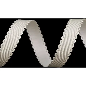 Stuha Saténový prýmek / stuha šíře 16 mm Varianta: 2 krémová světlá, Balení: 22.5 m