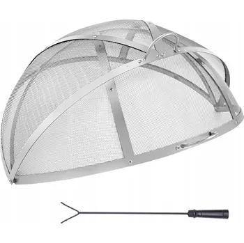 VEVOR Kryt ohniště ve tvaru koule 30" 6,3 kg Nerezová Ocel