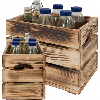 Obraz Krabička v odstínech hnědé a béžové