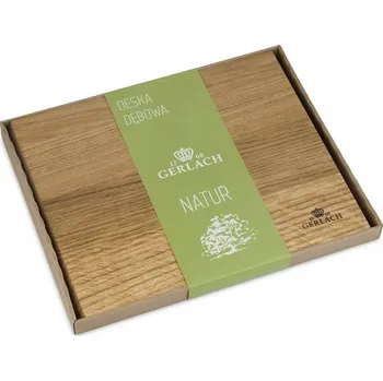 Kuchyňské prkénko Krájecí deska z dubového dřeva GERLACH Natur 30 x 24 cm