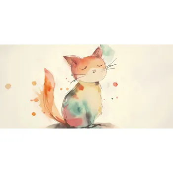 Plakát Plakát Rozjímání Kočičí Hlavy bez rámu 91,3 x 44,5 cm