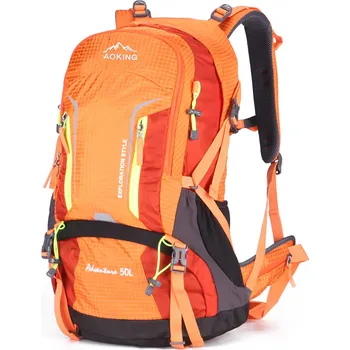 turistický batoh AOKING turistický batoh 50L oranžový