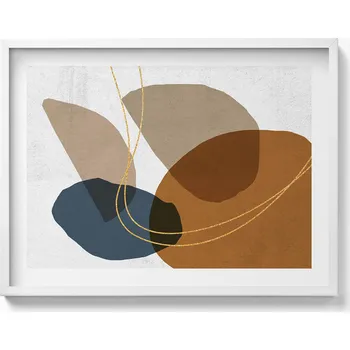 Obraz Dekorativní nástěnný obraz do pokoje Abstraktní boho kompozice 80x60 cm