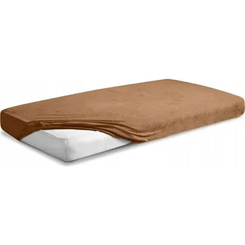 Prostěradlo Prémiové Froté prostěradlo 120x200 hnědé
