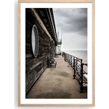 Obraz Plakát v rámu světlý dub do obýváku ložnice 50x70 přímořský obraz