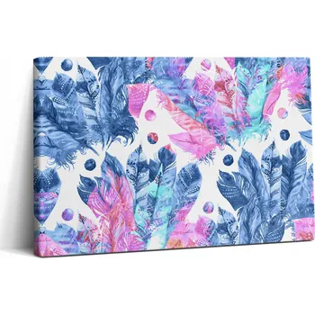 Obraz Foto Obraz na Zeď Plátno Hobby Do Posilovny Barevná Pírka 30x20 cm