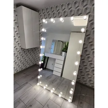 Zrcadlo Zrcadlo hollywood SILVER 4 stojící 100×180