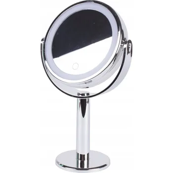 Kosmetické zrcátko Stojací zrcadlo stříbrné BENSON