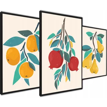 Obraz Plakat Kuchenny do Kuchni Owoce bez rámu 30 x 40 cm