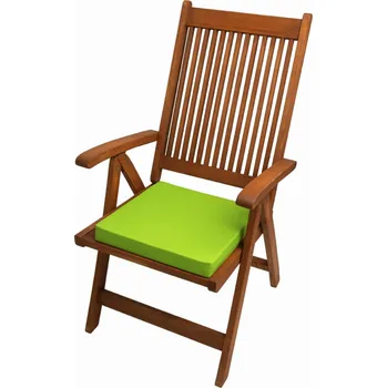 Podsedák Polštář na židli 40x40x4 cm, sada 6 podsedáků na židle, limetka