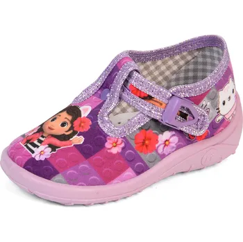 Dívčí bačkory NAZO PPHU Domácí obuv, bačkůrky, přezůvky 013AF Velikost: 20