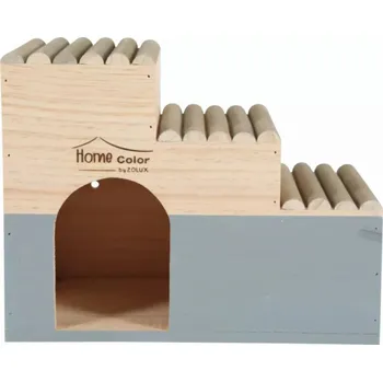 Dřevěný domek Zolux Home Color z kulatiny L 235x300x180 mm