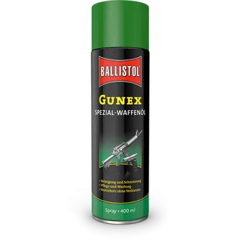 Čištění zbraně Ballistol Gunex olej 400 ml., speciální olej na zbraně