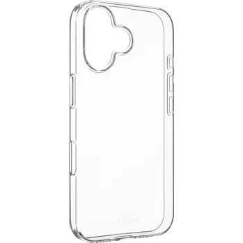 Pouzdro na mobilní telefon TPU gelový kryt FIXED Story AntiUV pro Apple iPhone 16, čirý