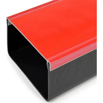 kabelová chránička Kabelový žlab ZEKAN 4R (200x126 mm), 2000 mm, červená CWS 004239V