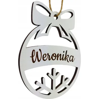 Vánoční ozdoba Vánoční Koule se jménem libovolný text DÁREK k VÁNOCŮM VÁNOČNÍ stromeček