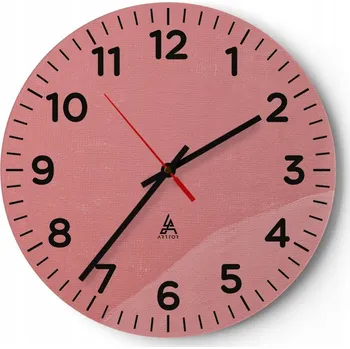 Hodiny Kuchyňské nástěnné hodiny 30x30 Pastelové Moderní Skleněné hodiny do obýváku Tiché