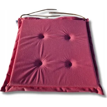 Podsedák Polštář sedák s tkaničkami na židli 40x40x3 cm 1227