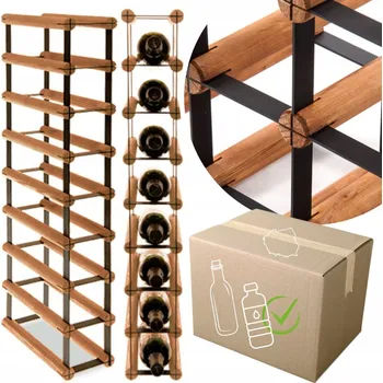 Stojan na víno Stojan na víno RW-8 1x8 regál olejovaný na 8 lahví