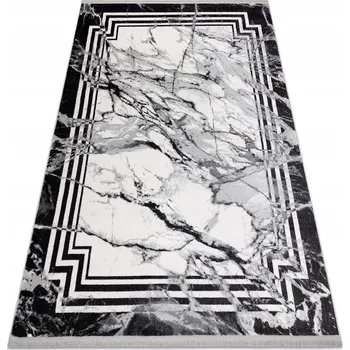 Koberec KOBEREC TULS 140x190 cm MARMOR šedý antracit #D668