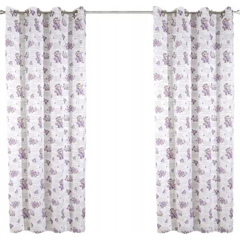 Obraz Závěs s průhlednými kroužky 140 cm x 270 cm