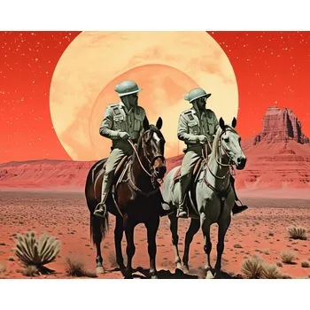 Plakát Plakát Kosmická hlídka bez rámu 50 x 40 cm