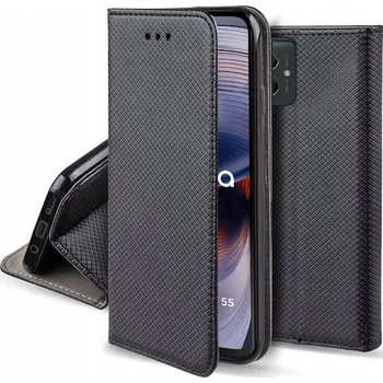 Pouzdro na mobilní telefon Flipové pouzdro Hero Case pro Motorola Moto G55 černé