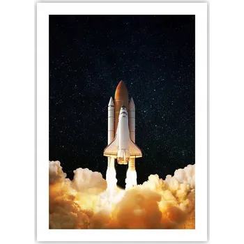 Obraz Plakát bez rámu do obýváku ložnice 50x70 vesmír moderní módní obraz