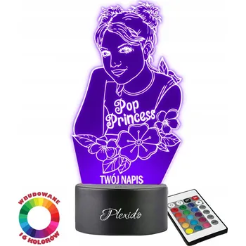 Lampička Plexido vícebarevná Noční lampa