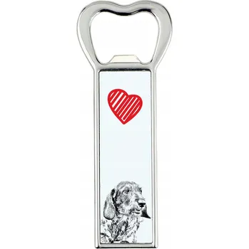 Otvírák Jezevčík drsnosrstý otvírák na lahve s motivem psa a Vaší fotografií