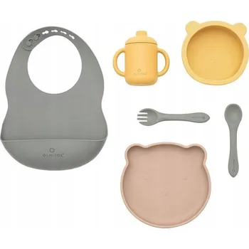 dětská jídelní sada Silikonová sada nádobí Olmitos