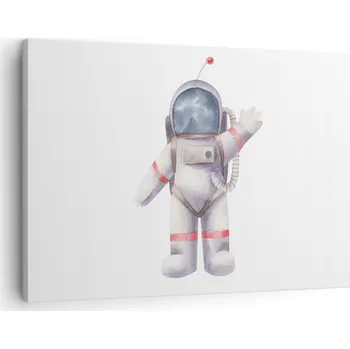 Obraz Obraz na plátně do obýváku ložnice 70x50 astronaut foto obrazy na zeď