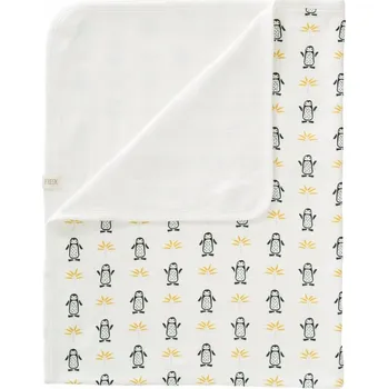 Dětská deka Fresk - Dětská deka z organické bavlny 80 x 100 cm - Tučňák