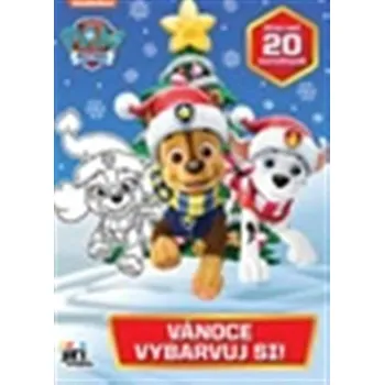 omalovánky Jiri Models Vybarvuj si! Tlapková patrola Vánoce (2024)