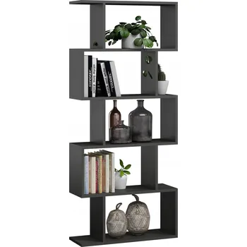 Knihovna Knihovna Matkam 76,4 cm x 176 cm x 28 cm antracit