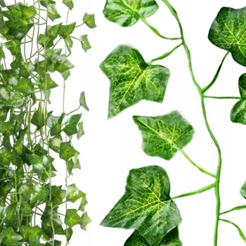 umělá květina 6 M Umělý břečťan na zeď Balkon Girlanda Umělé listy 3 ks