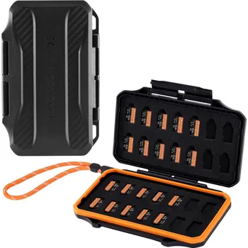 K&F CONCEPT K&F Concept 28 Slots Micro SD Card Case,Water-Resistant Anti-Shock Anti-Dust TF Card Holder