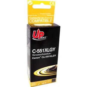 UPrint kompatibilní ink s CLI551GY XL, C-551XLGY, grey, 275str., 11ml, high capacity