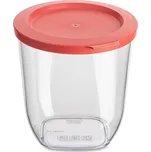 Dóza na sypké potraviny CONNECT, plastová, 1000 ml, korálové víko, KOZIOL