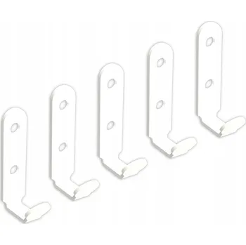 Věšák Šatní ramínko kovový Domer bílý