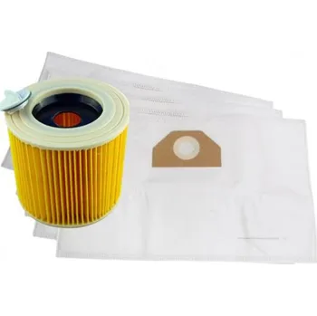 Sáček do vysavače Filtr k vysavači KARCHER A 2504 a sáčky textilní 1+5ks