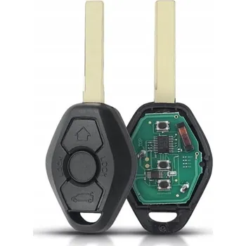 Zabzepeční vozidel Klíč BMW Dálkové Ovládání CAS2 868 MHz 3 tlačítka planžeta HU92 ID46 e46 e60 X3