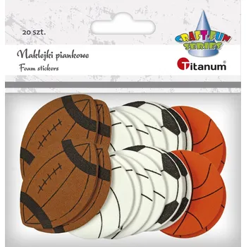 samolepka Samolepky samolepky Titanum Míče 472894 20 kusů